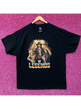 WWE Legends Wrestling Champions Poster T-Shirt 2XL